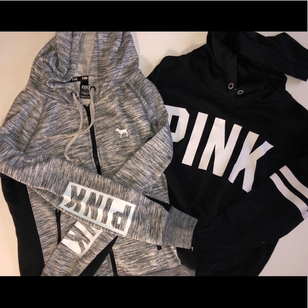 PINK hoodies